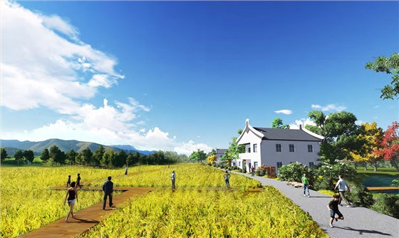 农业园区园林设计效果图