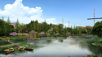 城镇滨水绿地园林景观设计的理念总结