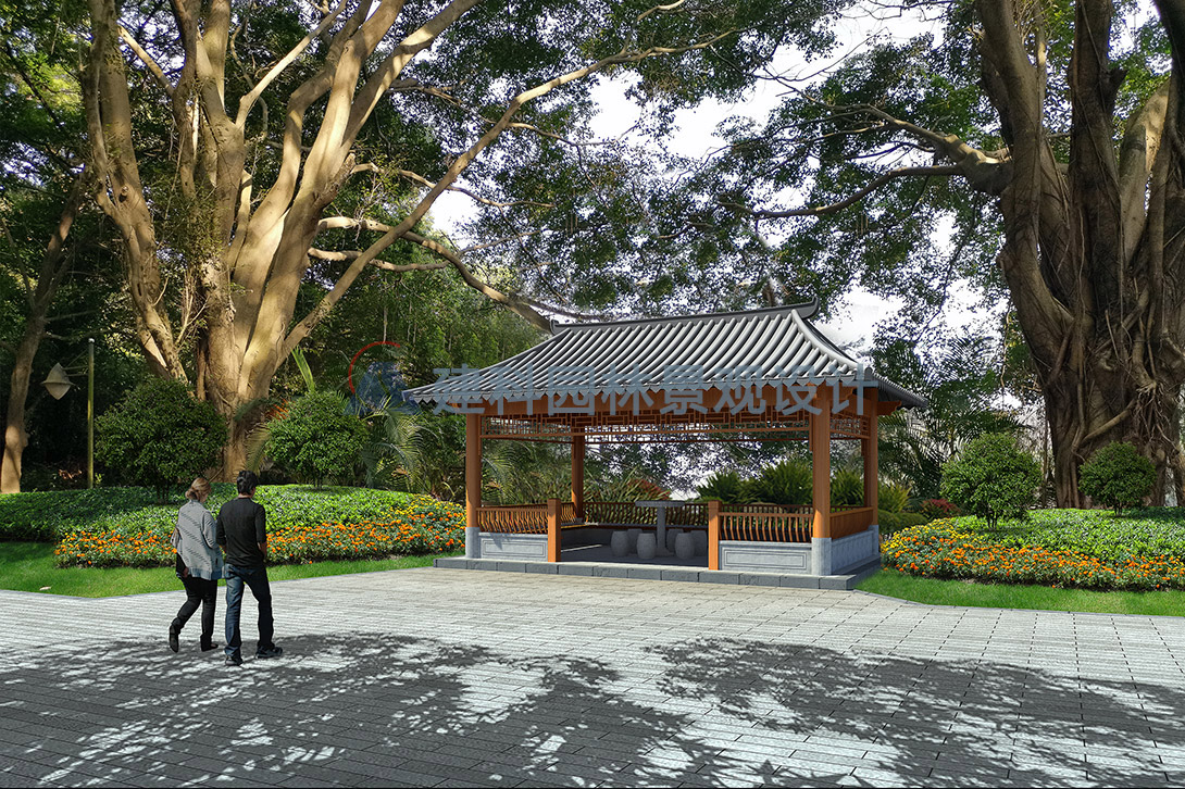 园林景观设计亭子图片2