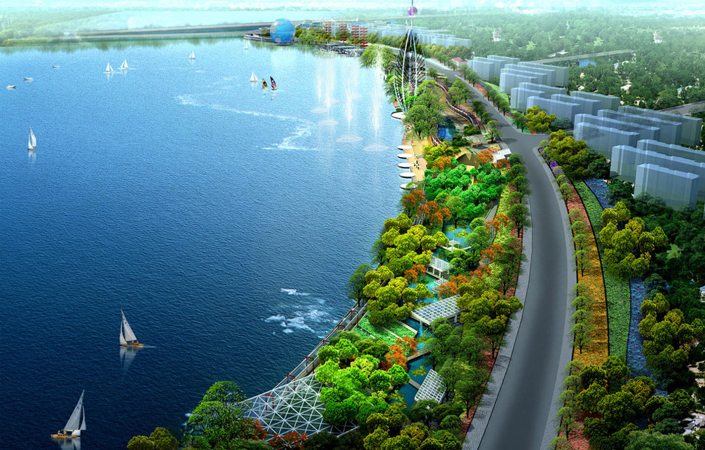 城市园林景观设计图片