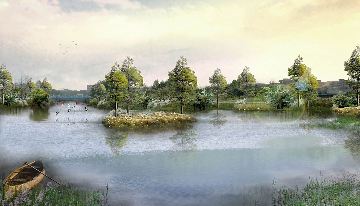 洪梅镇梅沙村湿地公园整体规划设计图5