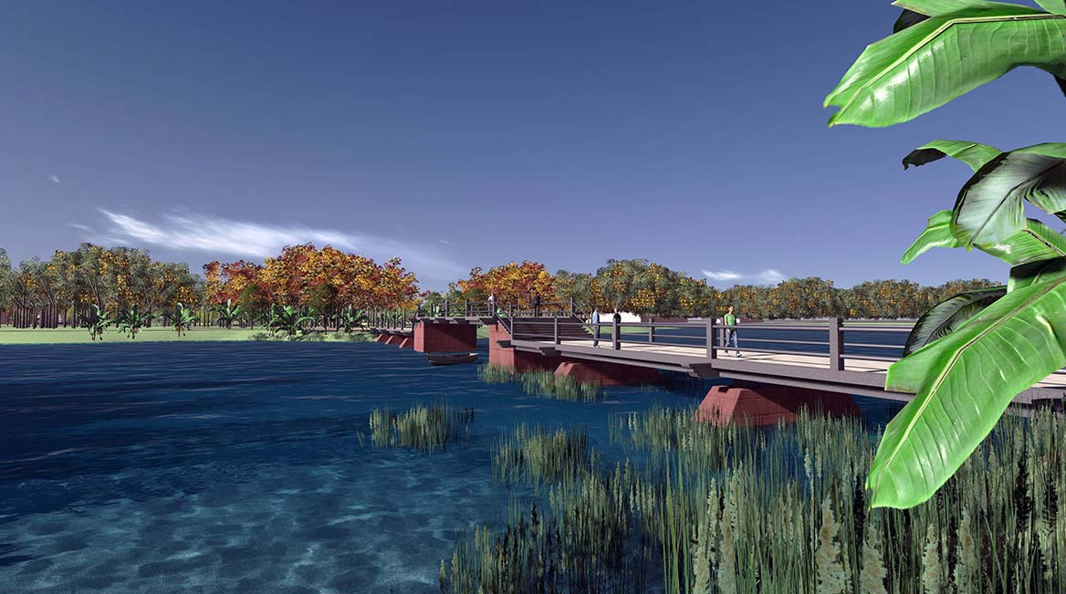 洪梅镇梅沙村湿地公园整体规划设计9