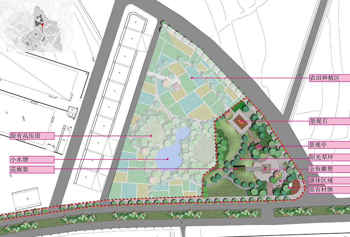 横沥镇田饶步村美丽幸福村居规划方案设计图2