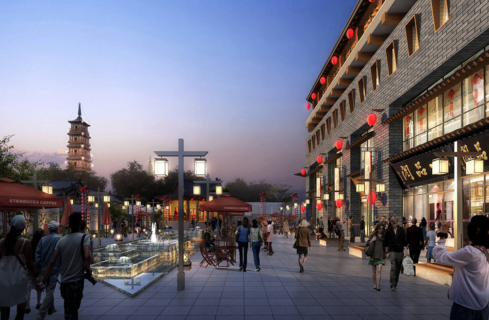 商业广场景观设计图片2