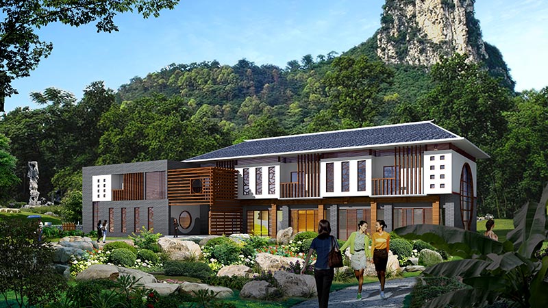 建科为您揭晓别墅庭院设计中的要素